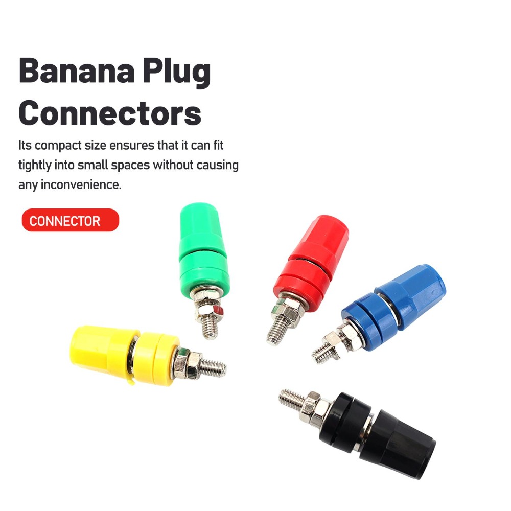 1-6PCS 4MM Banana Socket Insul - Speaker Terminal 评论和价格
