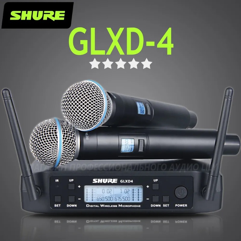 Shure GLXD4 BETA 58A Professio - Condenser Microphone Kit 评论和价格