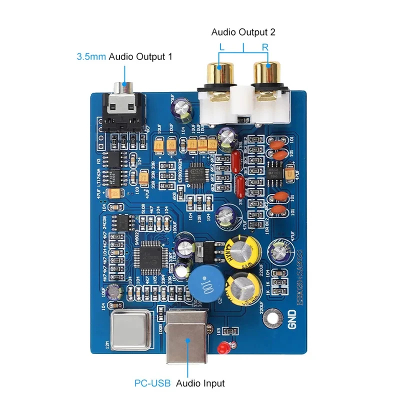 YJ00130 USB Decoder Board ES90 - Audio Amplifier Board 评论和价格