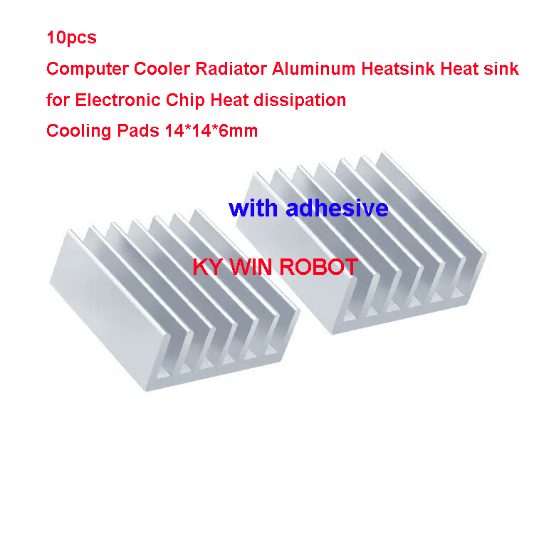 10Pcs Mini Adhesive Aluminum R - Heatsink Aluminum 评论和价格