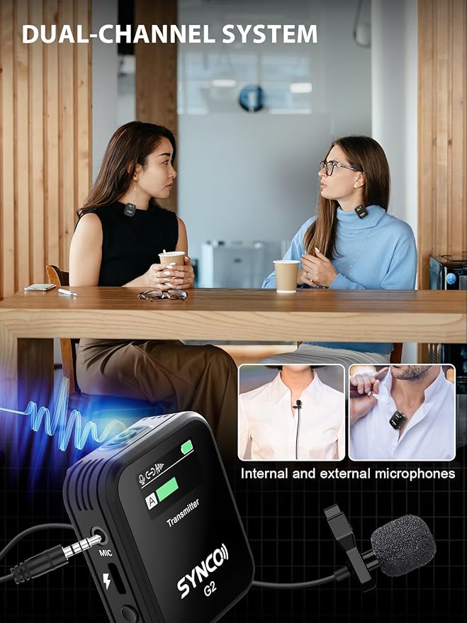 SYNCO Wireless Lavalier Microp - Condenser Microphone Kit 评论和价格