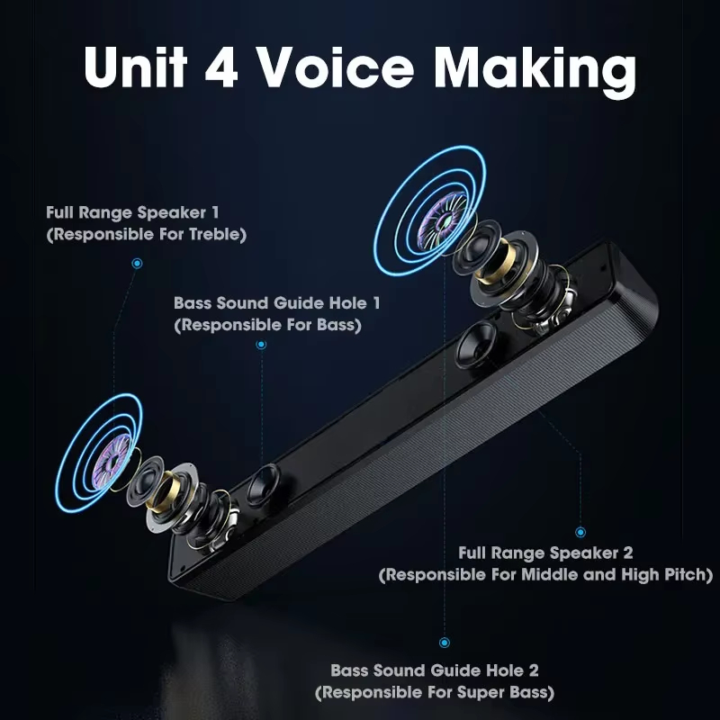 Bluetooth Soundbar for TV Comp - Speaker Driver 评论和价格