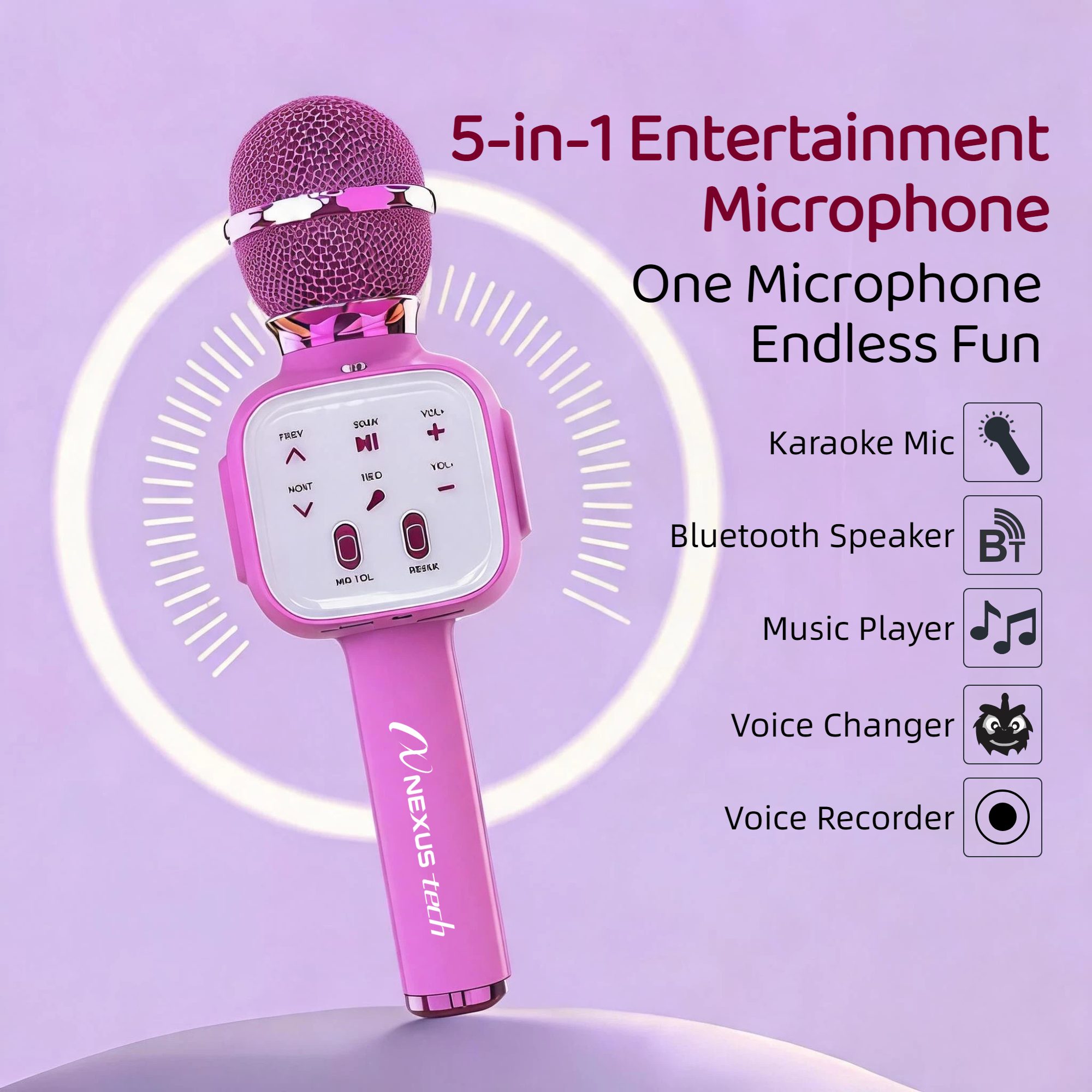 Wireless Bluetooth 5.2 Karaoke - Speaker Kit 评论和价格