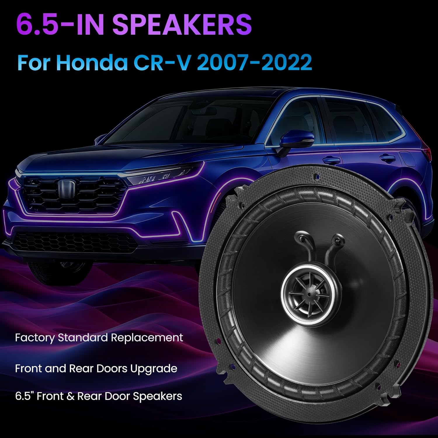 Speakers 6.5 inch for Honda CR - Speaker Kit 评论和价格
