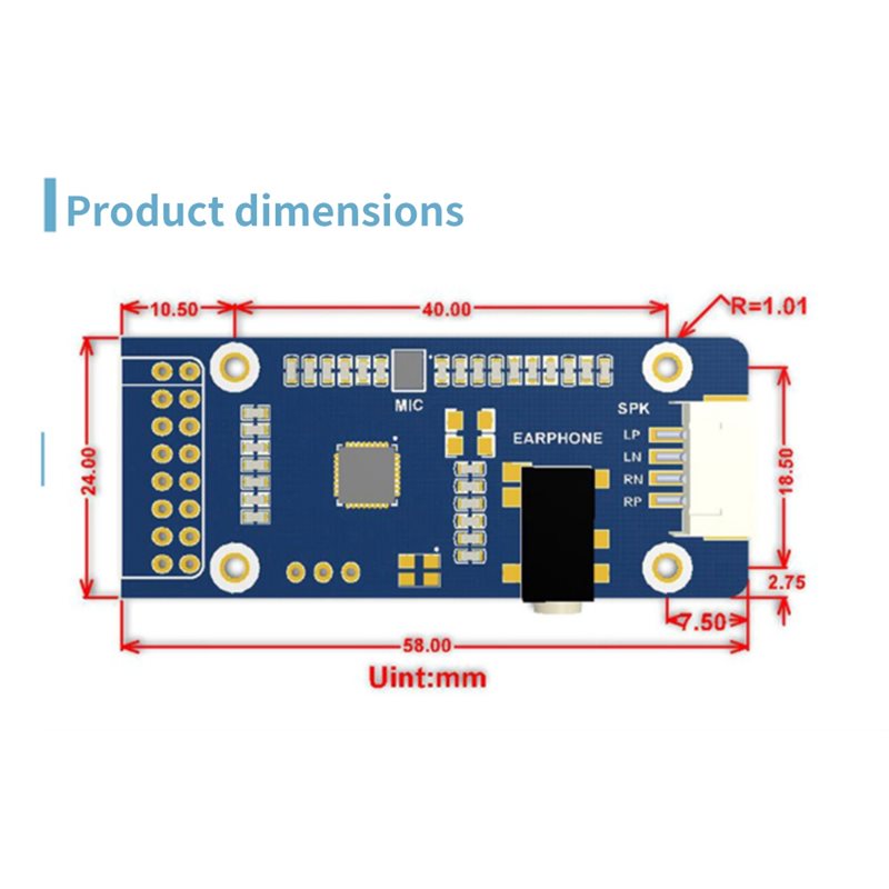 WM8960 For Raspberry Pi 5/7 In - Diy Speaker 评论和价格